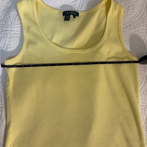 Ralph Lauren Sunny Yellow Tank Top Large - Picture 4 of 8